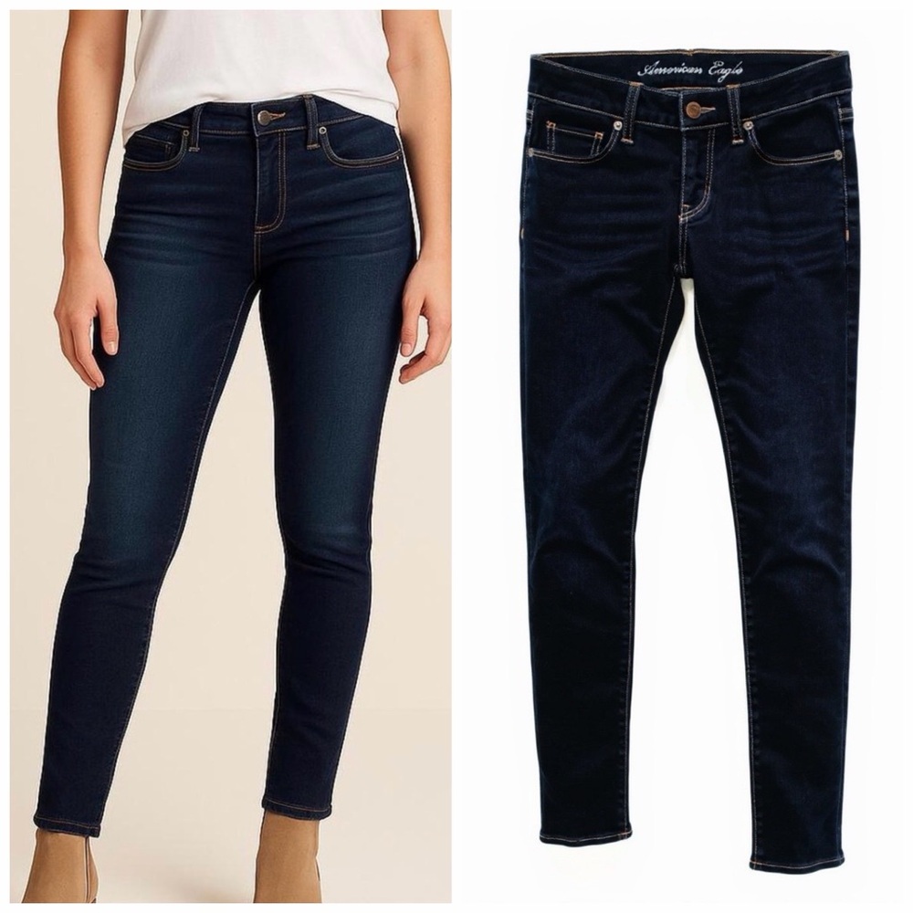 American Eagle  Dark Blue Skinny Jeans